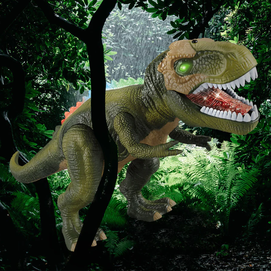 JurassicBuddy Fernsteuerbarer Dinosaurier, der läuft, brüllt und spannendes Spiel zum Leben erweckt