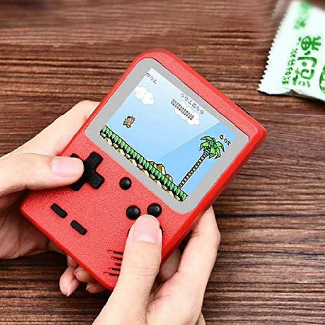 Retro-Spielkonsole | Tragbares Gerät mit 400 zeitlosen Spielen