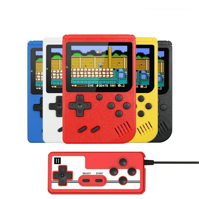 Retro-Spielkonsole | Tragbares Gerät mit 400 zeitlosen Spielen
