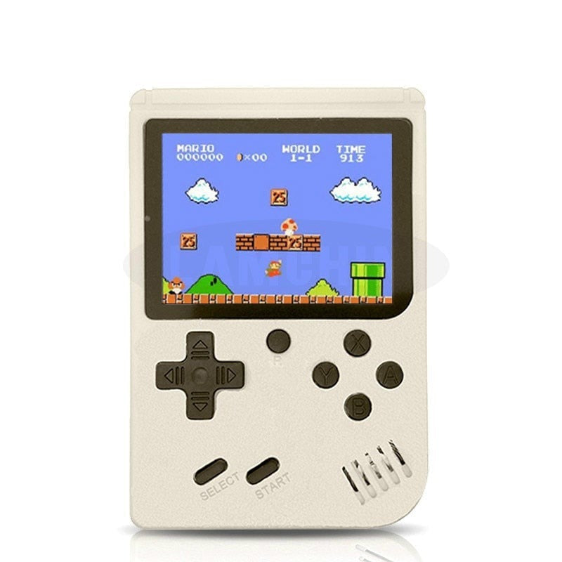 Retro-Spielkonsole | Tragbares Gerät mit 400 zeitlosen Spielen
