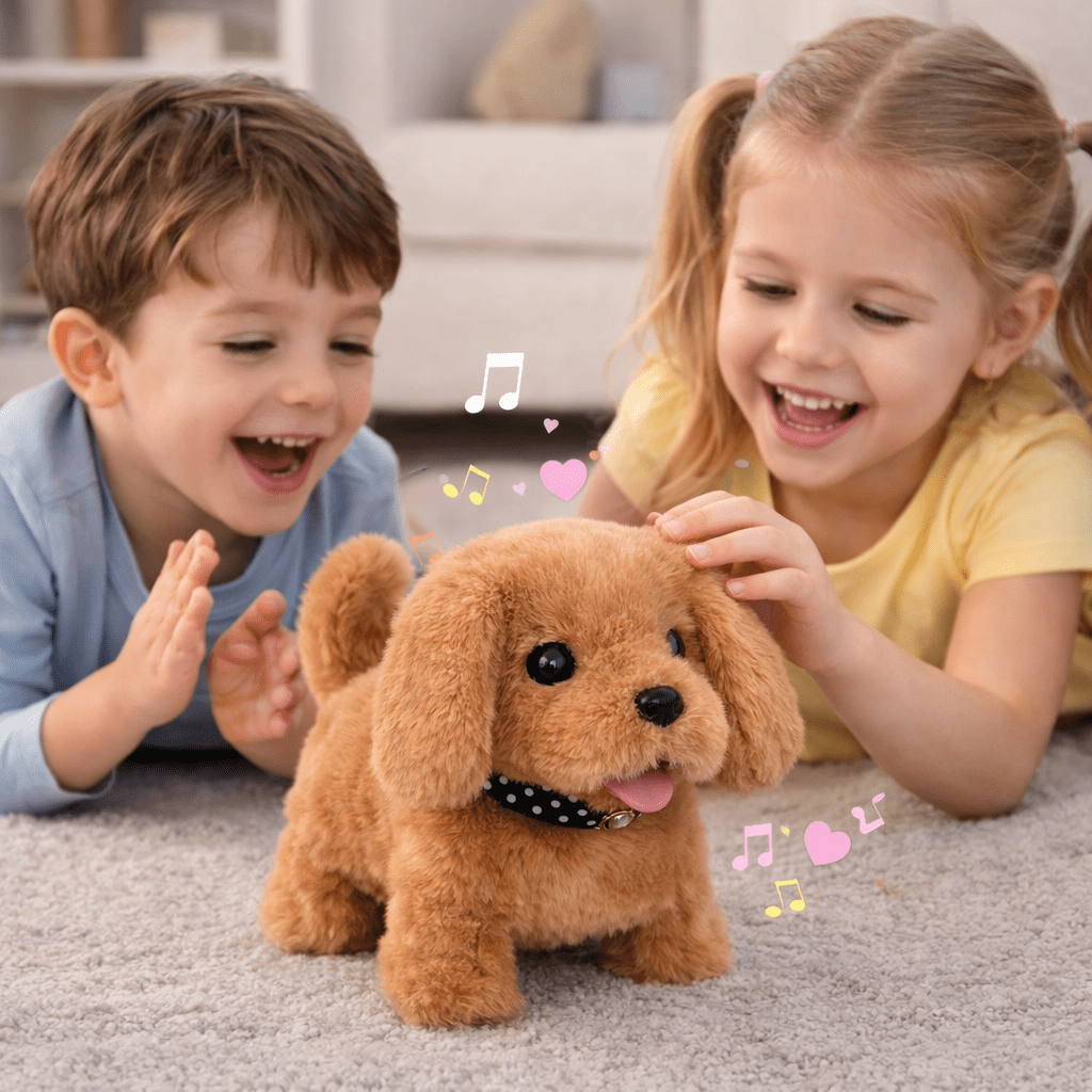 Giocattolo interattivo cucciolo robotico peluche realistico per bambini