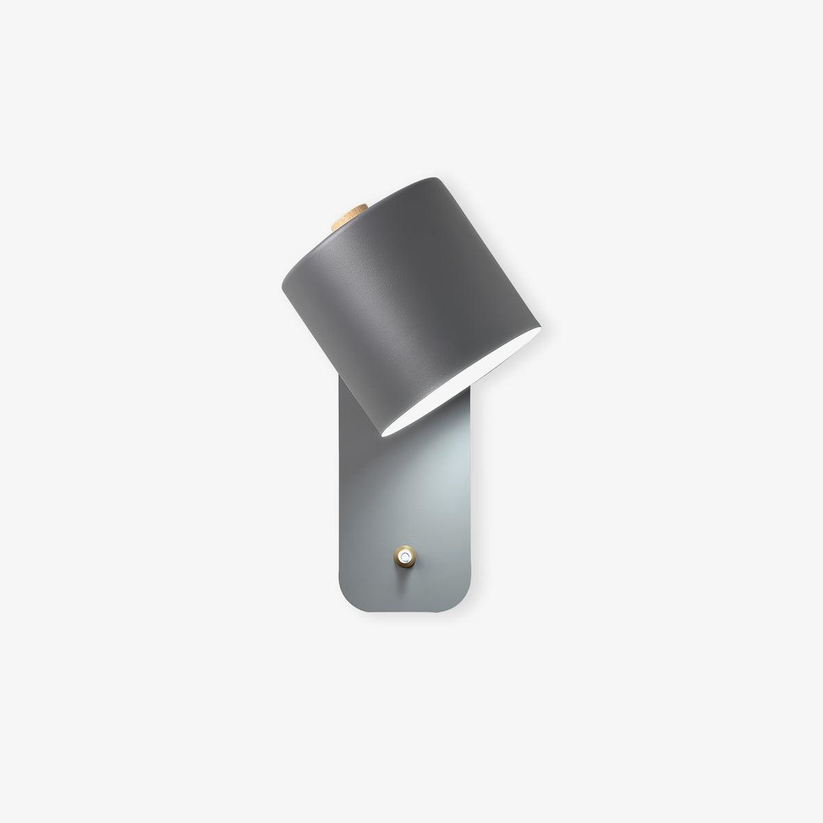 Moderne minimalistische draaibare cilindervormige LED-wandlamp, 1-licht