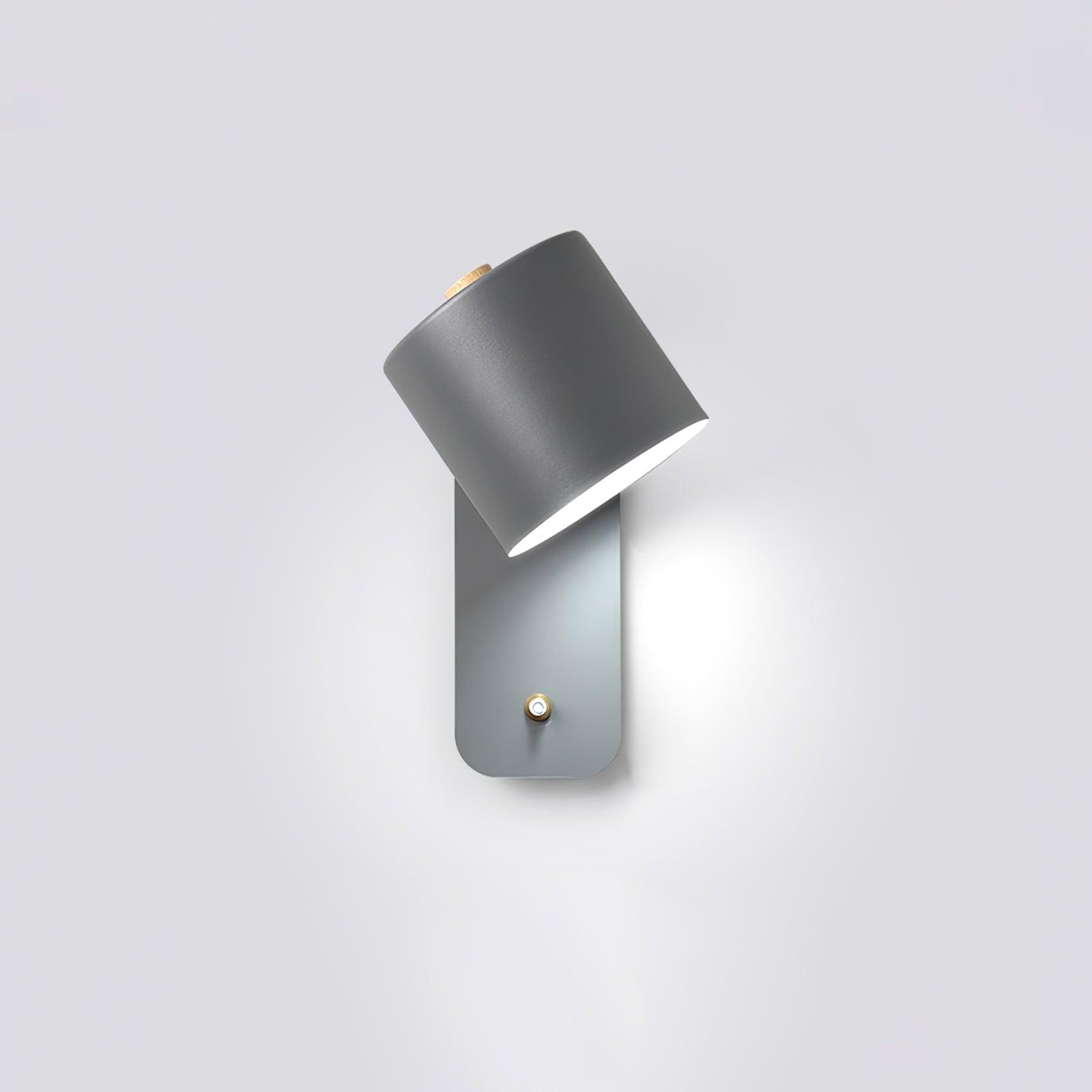 Moderne minimalistische draaibare cilindervormige LED-wandlamp, 1-licht