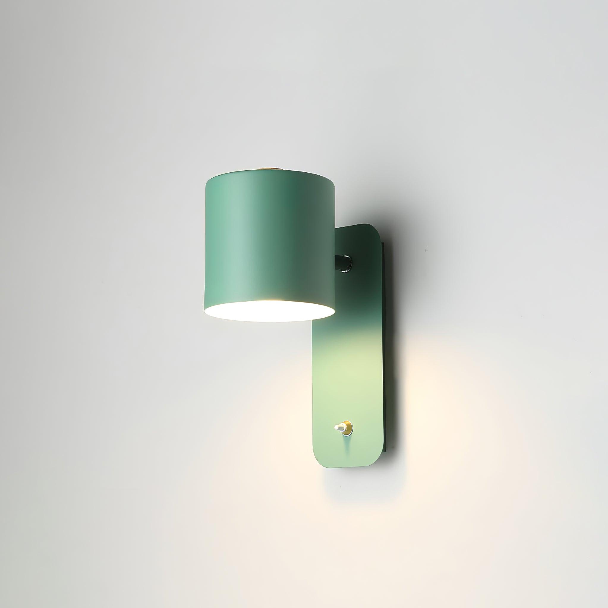 Moderne minimalistische draaibare cilindervormige LED-wandlamp, 1-licht