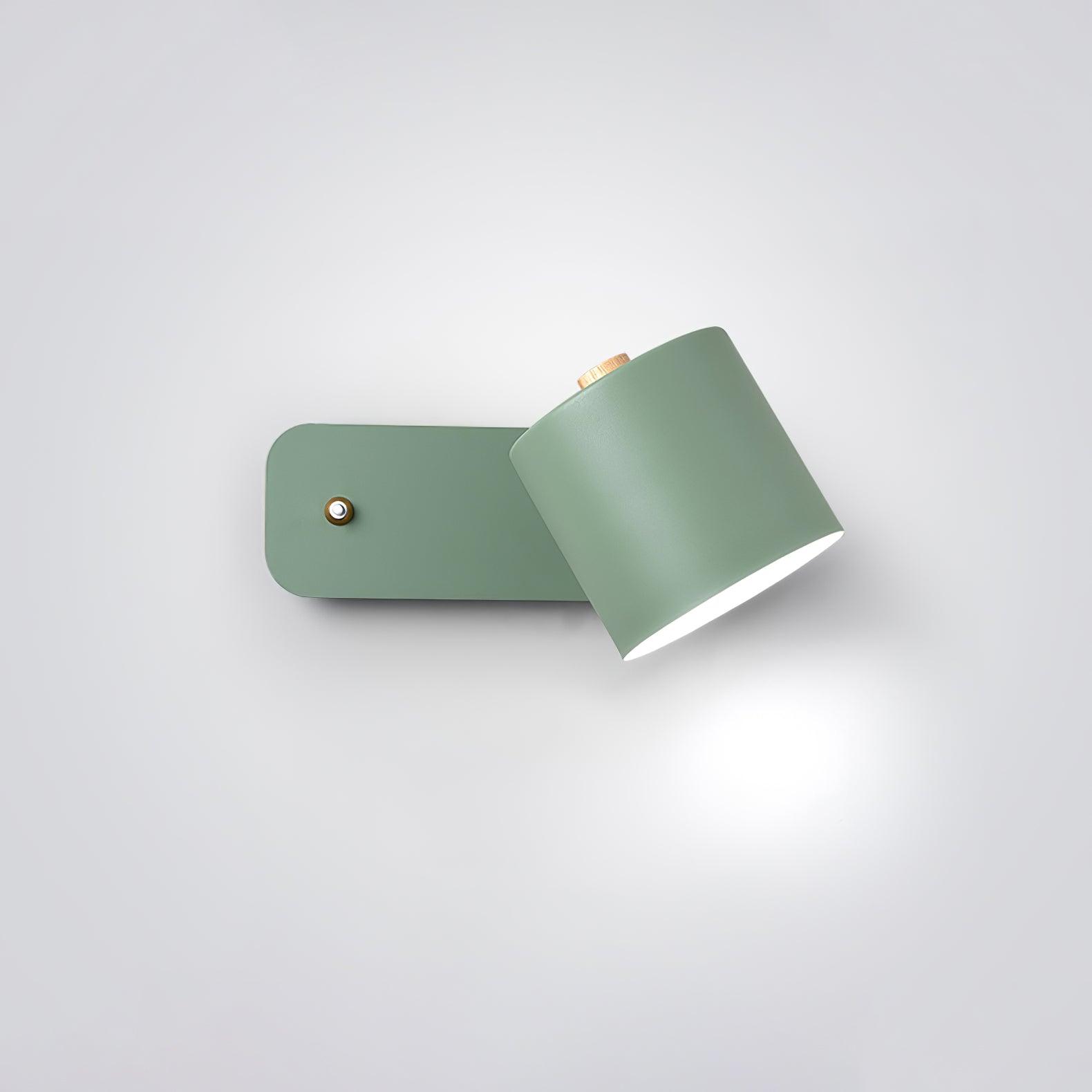 Moderne minimalistische draaibare cilindervormige LED-wandlamp, 1-licht