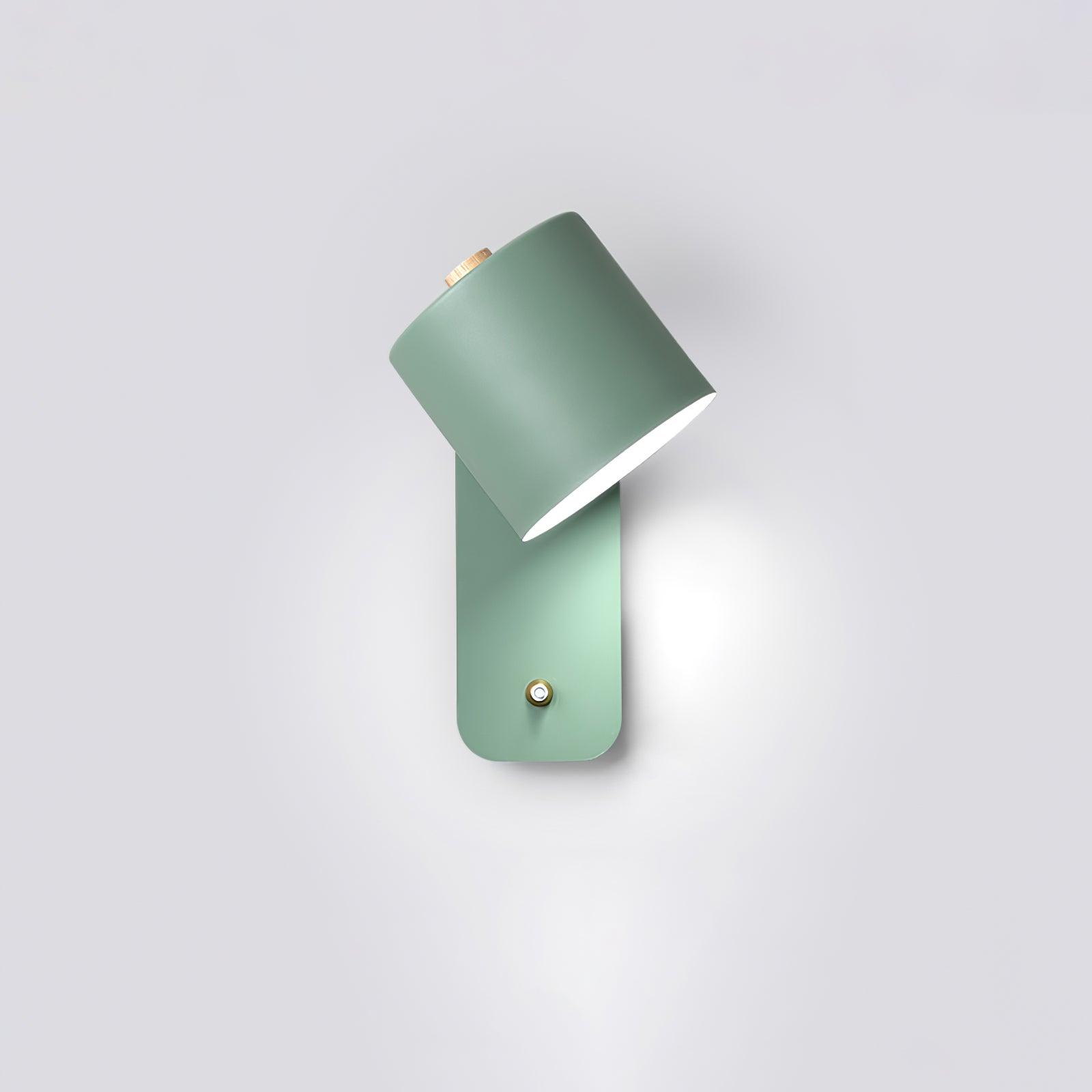 Moderne minimalistische draaibare cilindervormige LED-wandlamp, 1-licht