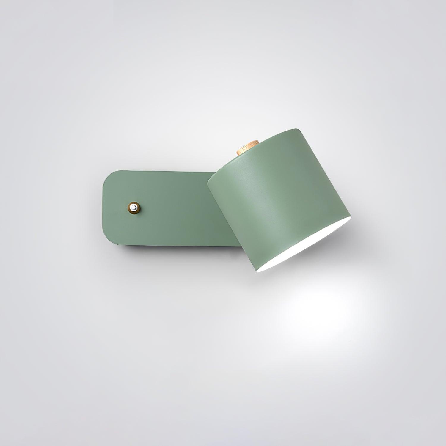 Moderne minimalistische draaibare cilindervormige LED-wandlamp, 1-licht