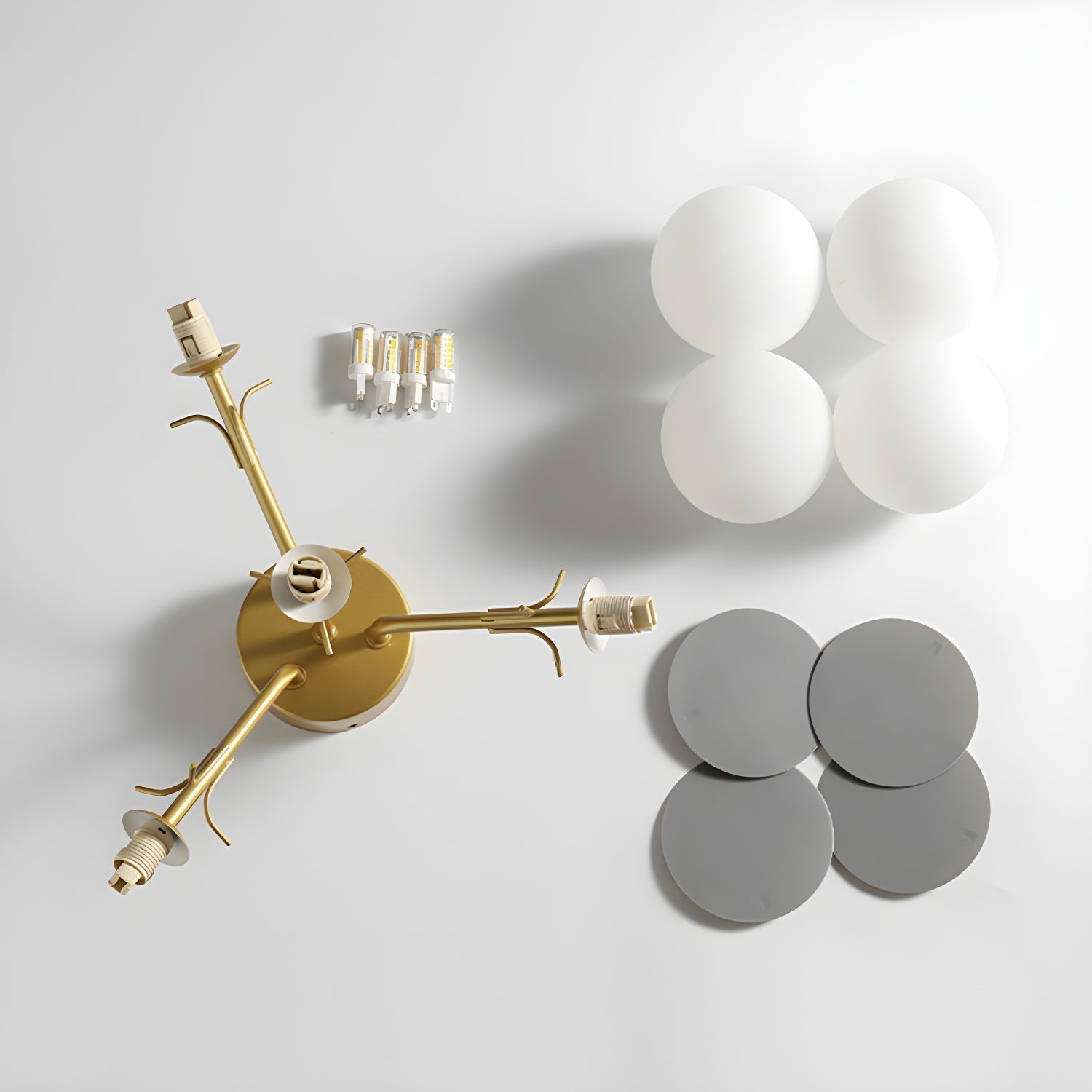 Lampada da soffitto moderna Macaron a globo con LED a 1 luce