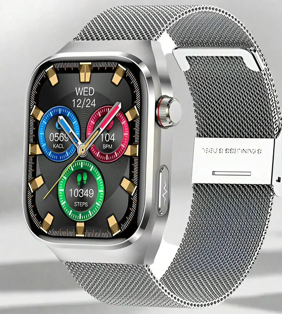 Orologio NexaPulse Monitoraggio Glicemia, ECG, Acido Urico, Bluetooth