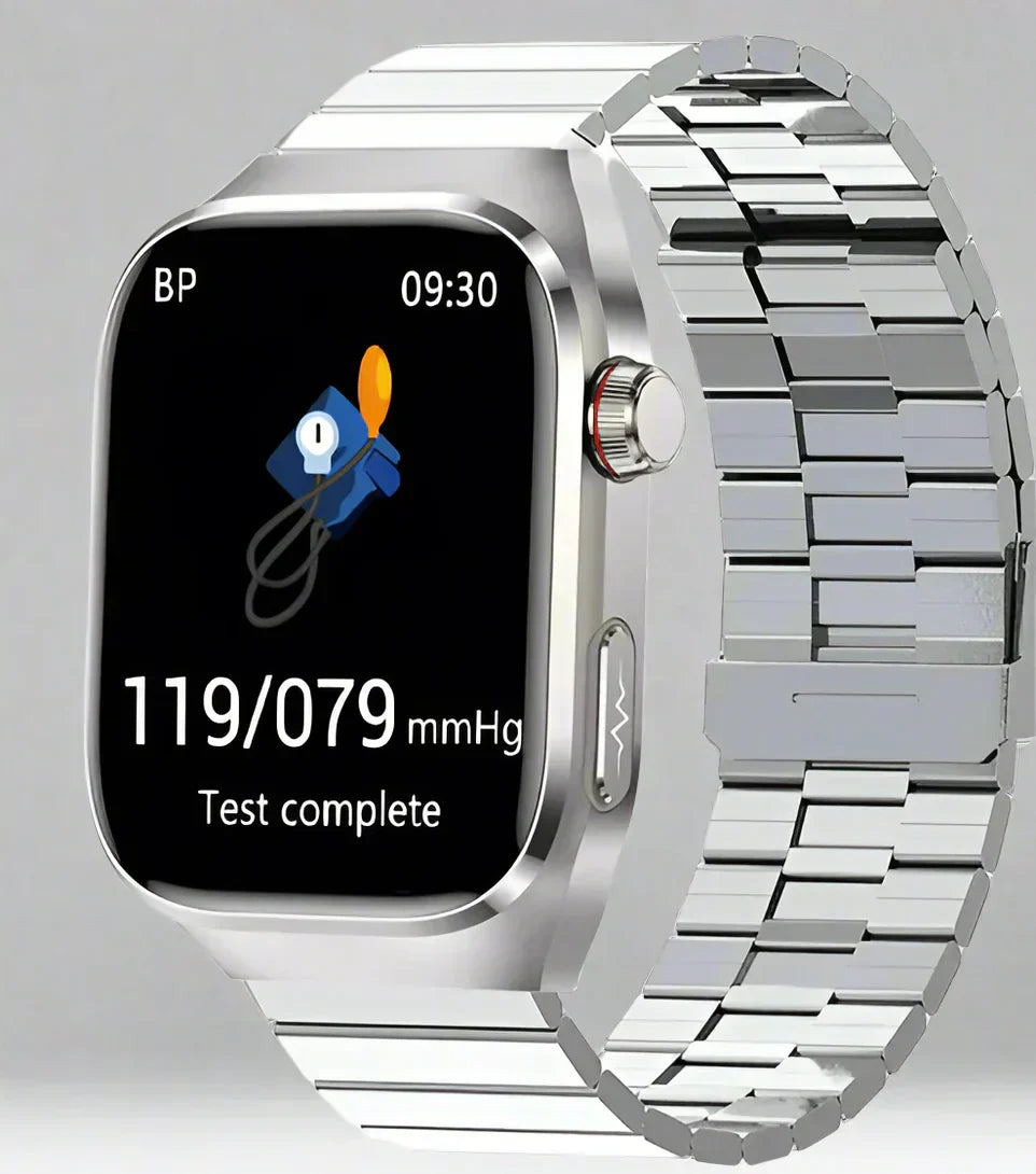 NexaPulse Watch Blood Sugar, ECG, Uric Acid, Bluetooth