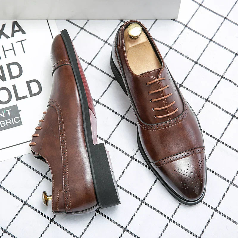 Zapatos Oxford Royal Brogue para boda con estilo chic