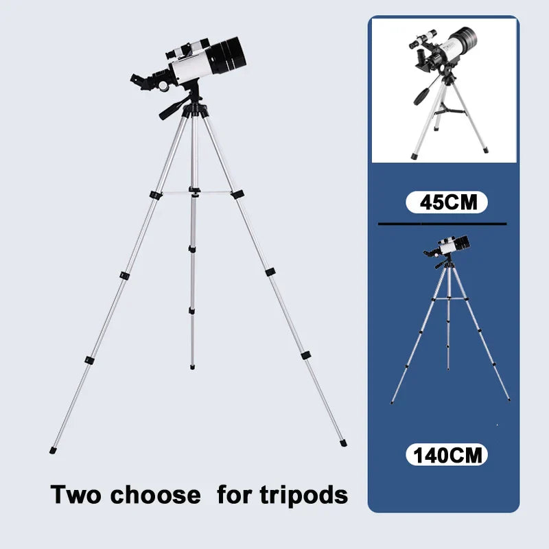 Professionelles astronomisches Teleskop 150X Zoom F30070 HD Mondbeobachtung für Anfänger