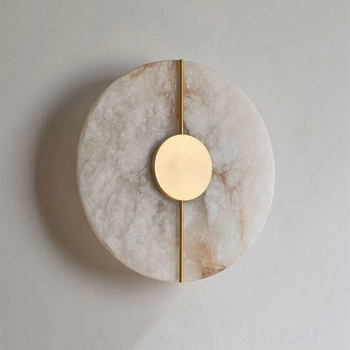 Applique da parete rotonda in marmo nordico moderno LED 1 luce