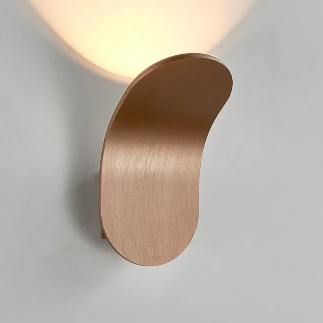 Lámpara de pared escandinava – Elegante luz de pared interior para decoración moderna del hogar, diseño compacto con construcción duradera de hierro
