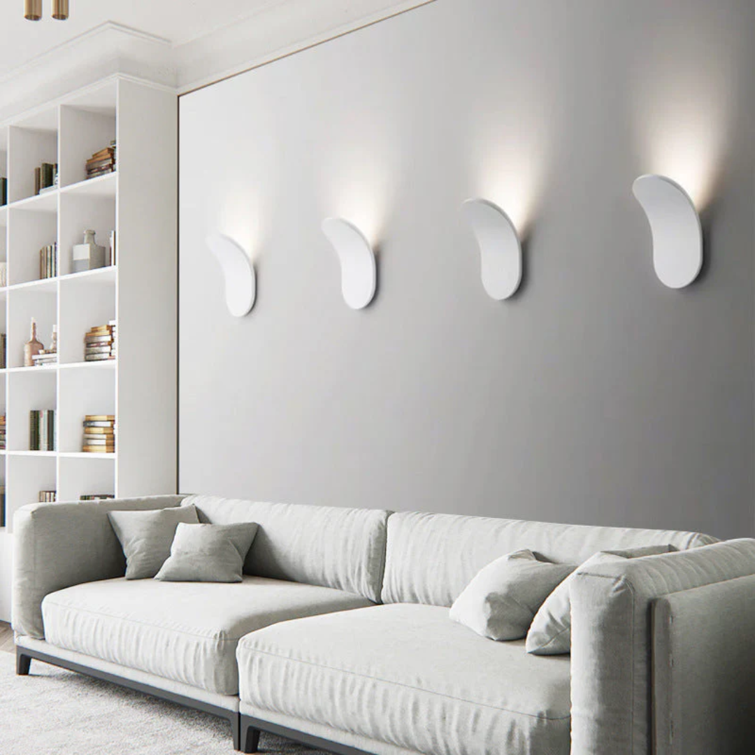 Lámpara de pared escandinava – Elegante luz de pared interior para decoración moderna del hogar, diseño compacto con construcción duradera de hierro