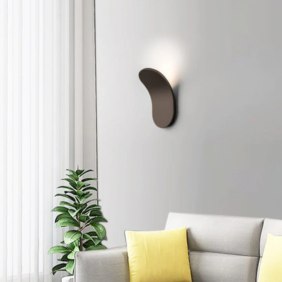 Lámpara de pared escandinava – Elegante luz de pared interior para decoración moderna del hogar, diseño compacto con construcción duradera de hierro