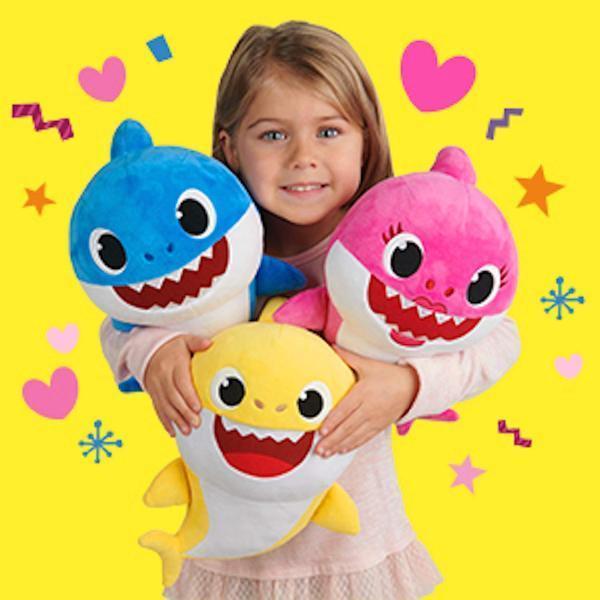 Baby Shark With Cartoon Music Plush Toy