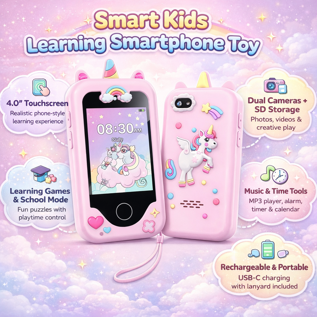 Juguete inteligente de aprendizaje para niños tipo smartphone
