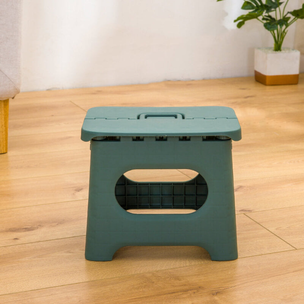 Taburete plegable portátil con asa