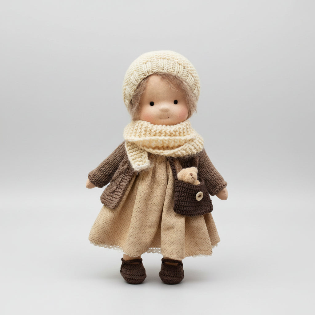 Handmade Waldorf Doll Made Creative Play Learning