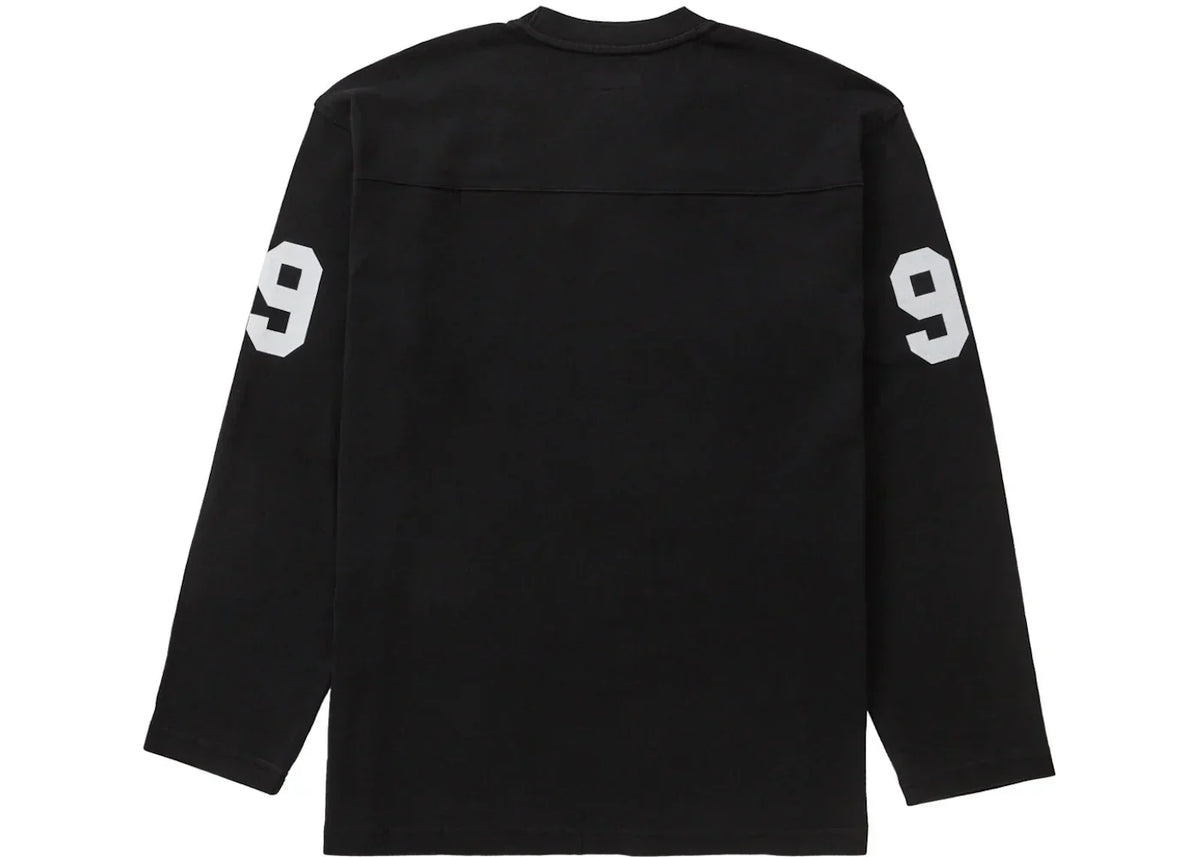 Supreme 99 Long Sleeve Football Top Black
