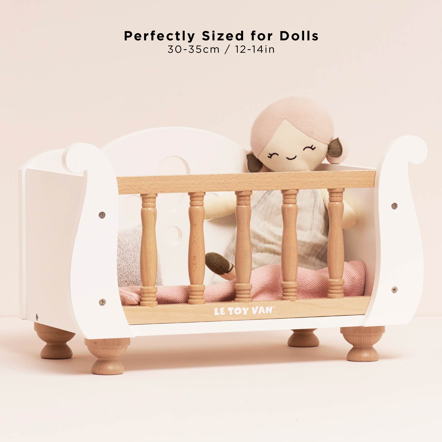 Puppen Holz-Kinderbett