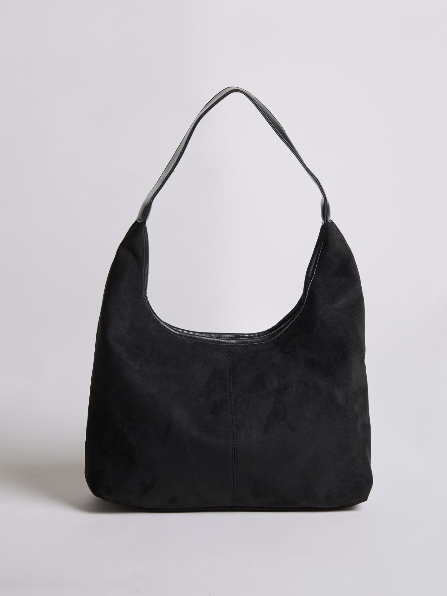 HÅNDTASKE | RUSKIND HOBO-TASKE MED MINIMALISTISK DESIGN OG ENKELT REM