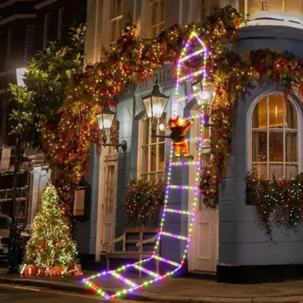 Decoración de Santa trepador