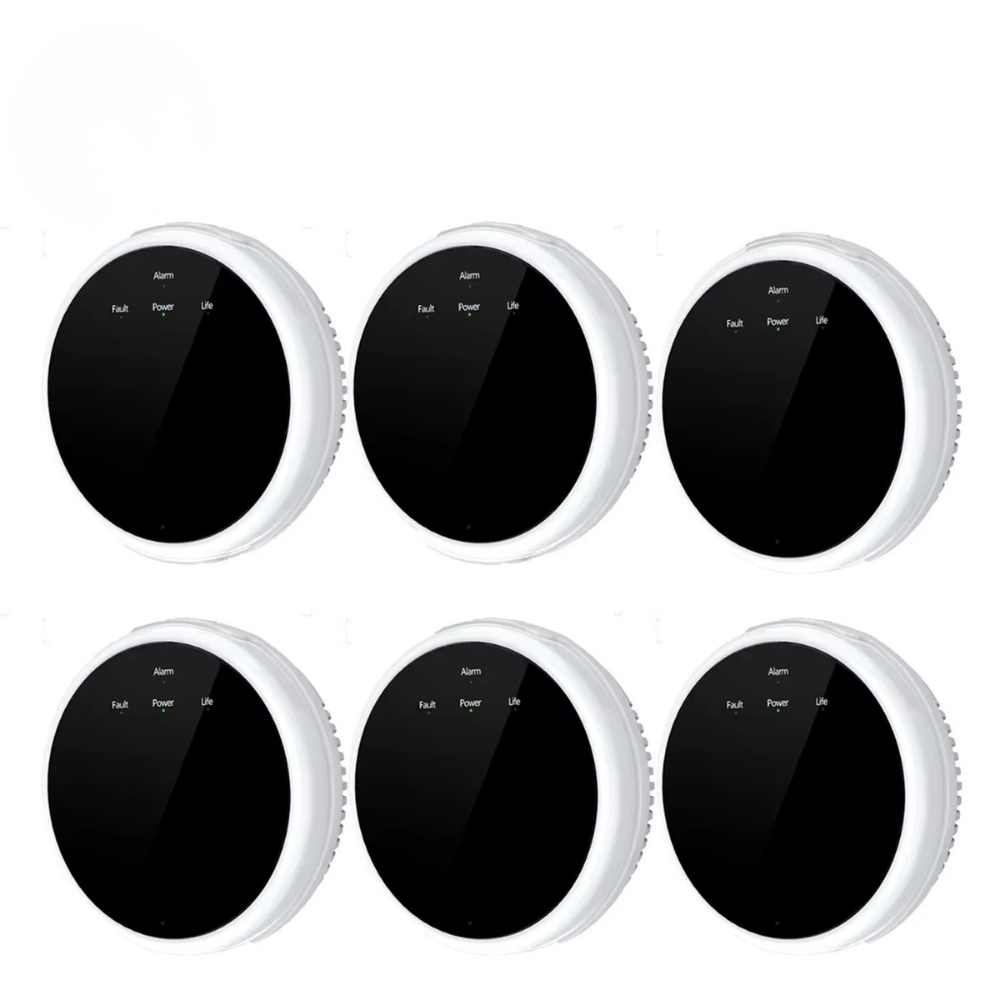 Smart gasdetektor APP-kontrol LED naturgasalarm med høj følsomhed EU-stik