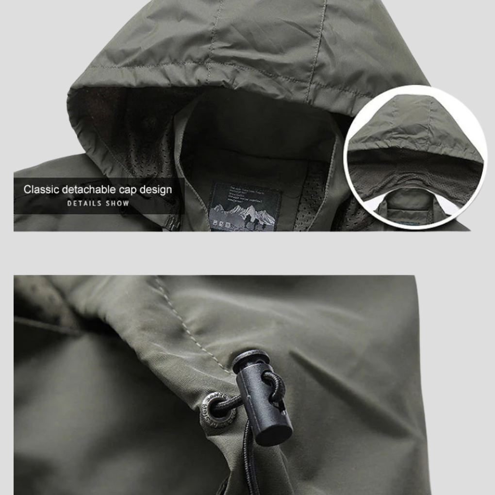 Herre Softshell Jakke – Vinterklar Design med Udendørs Funktioner