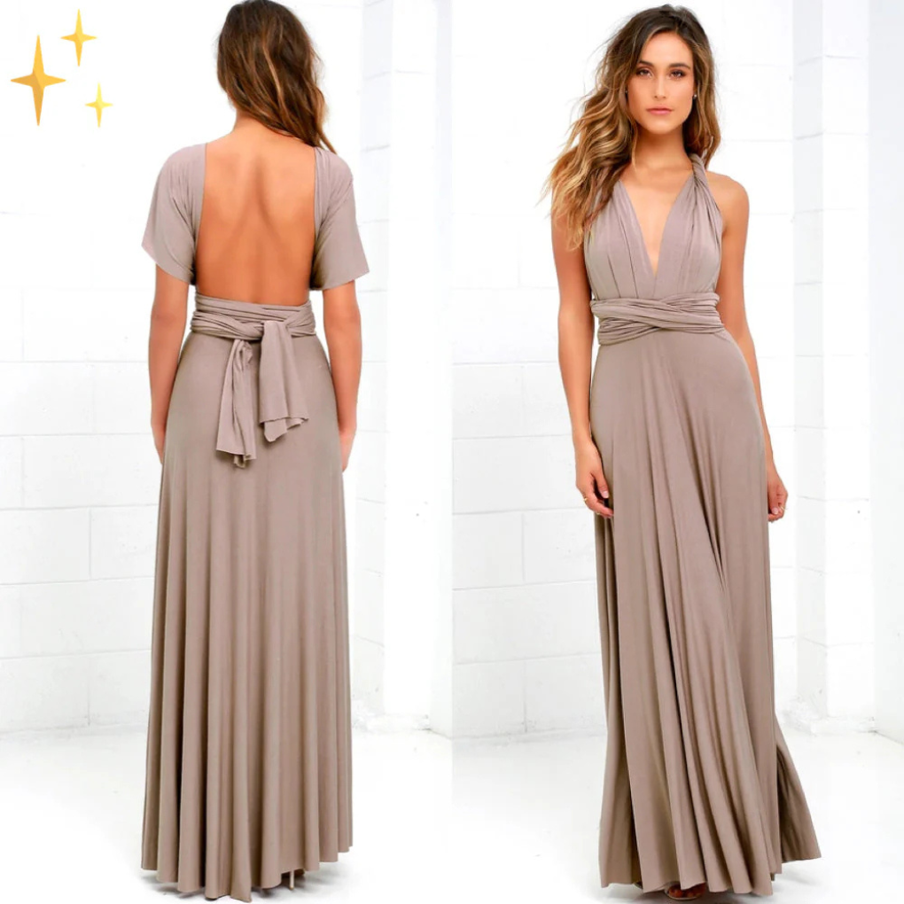 Vestido cruzado para mujer