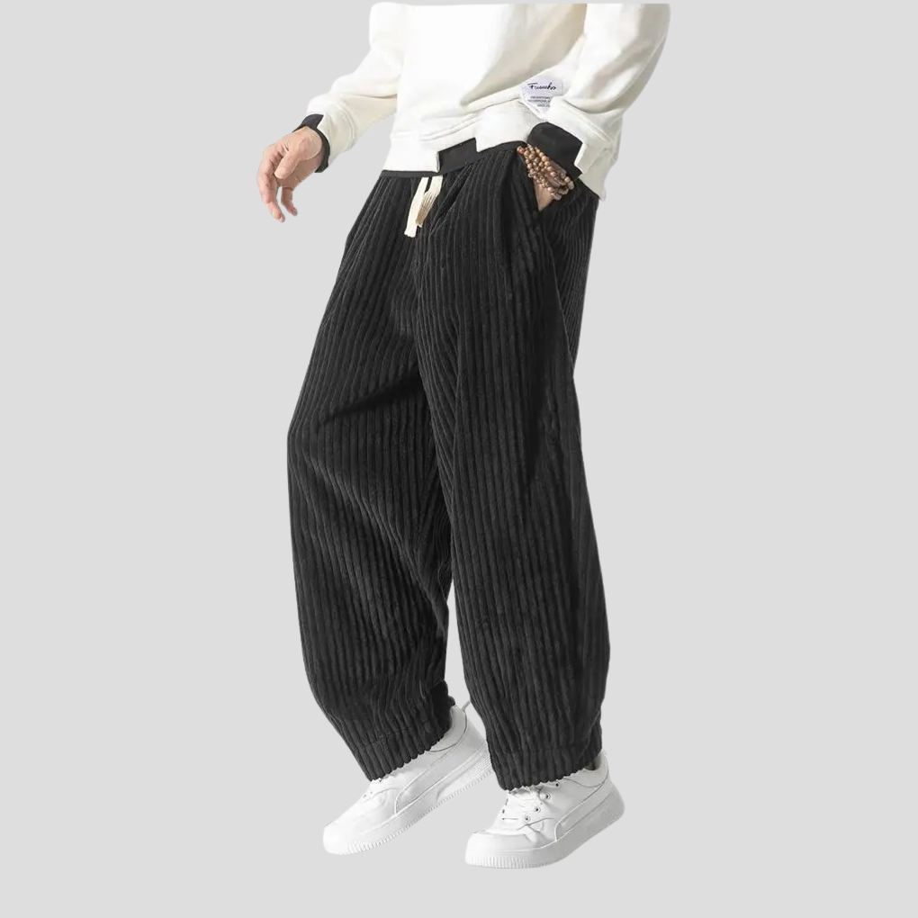 Herren Locker geschnittene gerade Hose