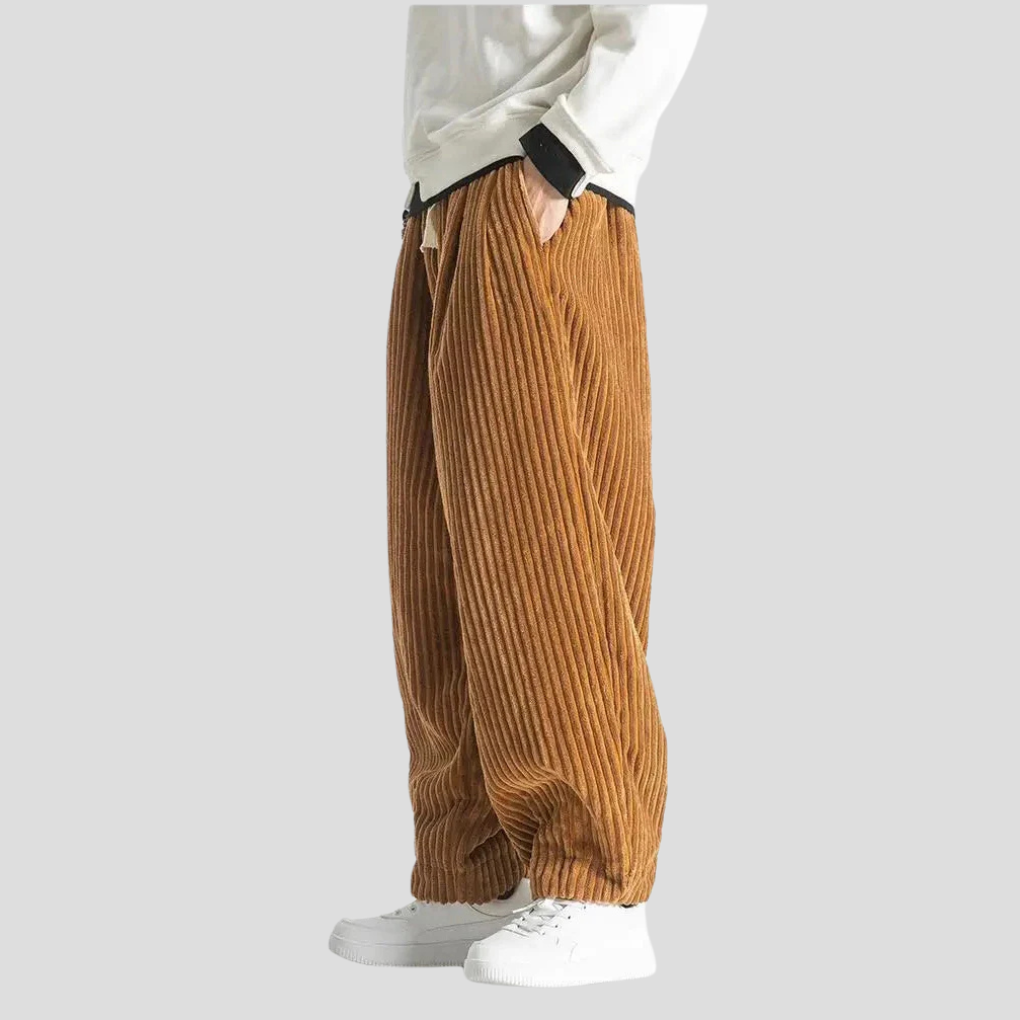 Herren Locker geschnittene gerade Hose