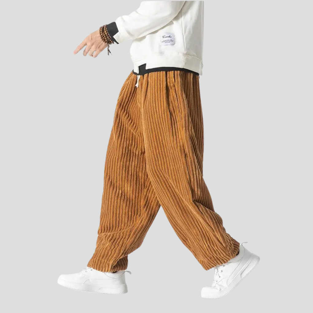 Herren Locker geschnittene gerade Hose