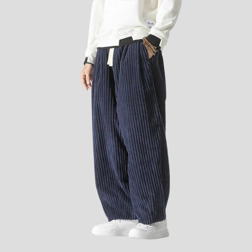 Herren Locker geschnittene gerade Hose