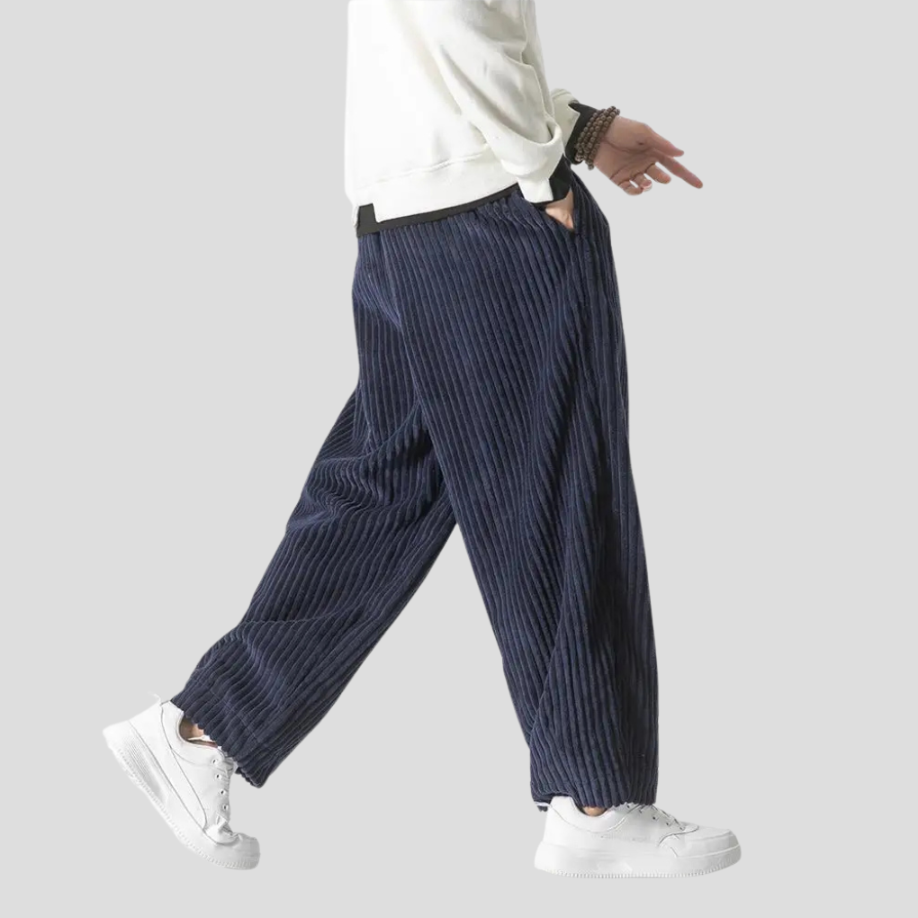 Herren Locker geschnittene gerade Hose