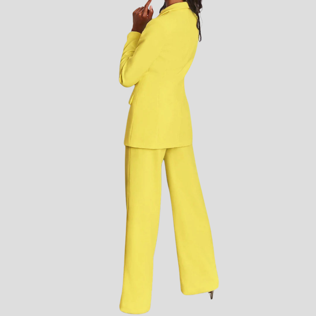 Damen Blazer- und Hosen-Set