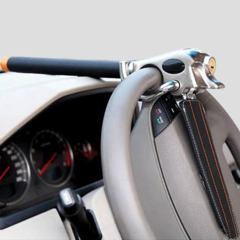 Universal Steering Wheel Lock – Flexible Anti-Theft Barrier