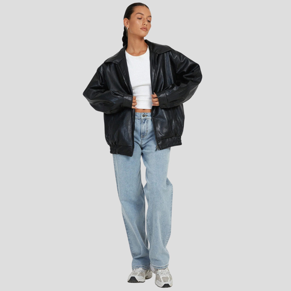 Chaqueta holgada para mujer – Capa relajada con estilo