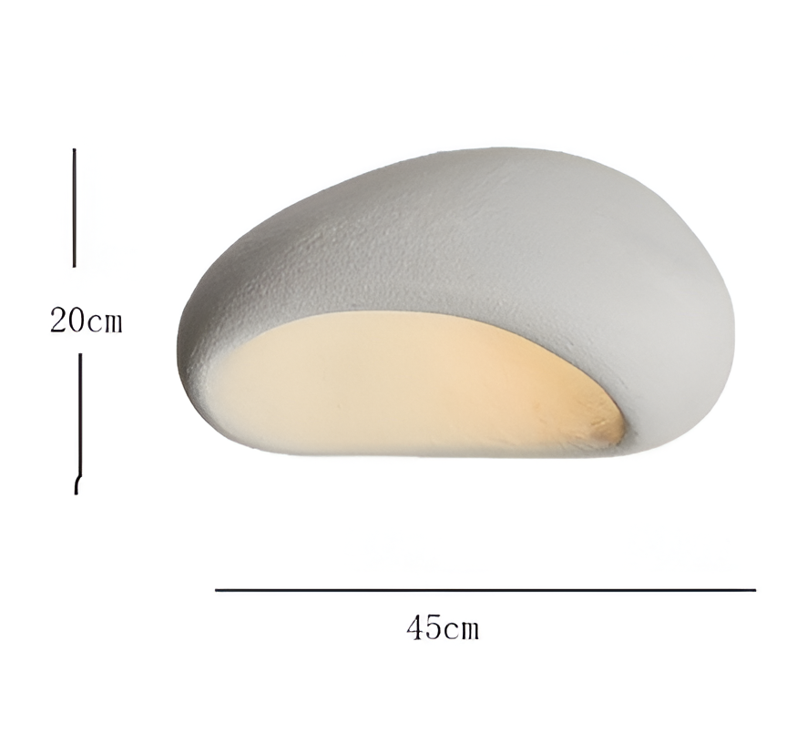 Nordic Wabi-Sabi Minimalist LED Stone Ceiling Light