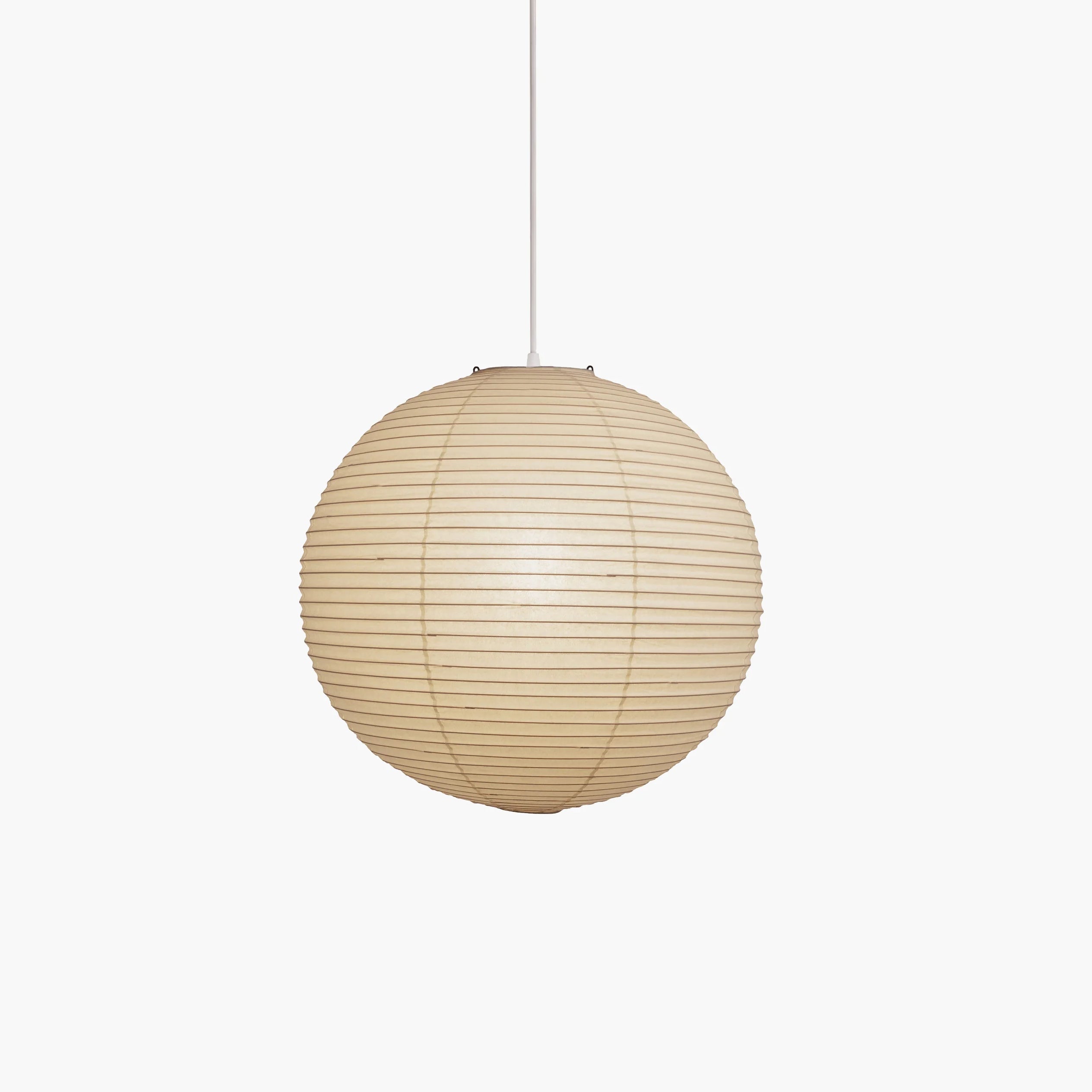 Lámpara colgante japonesa de globo de papel washi 1 luz