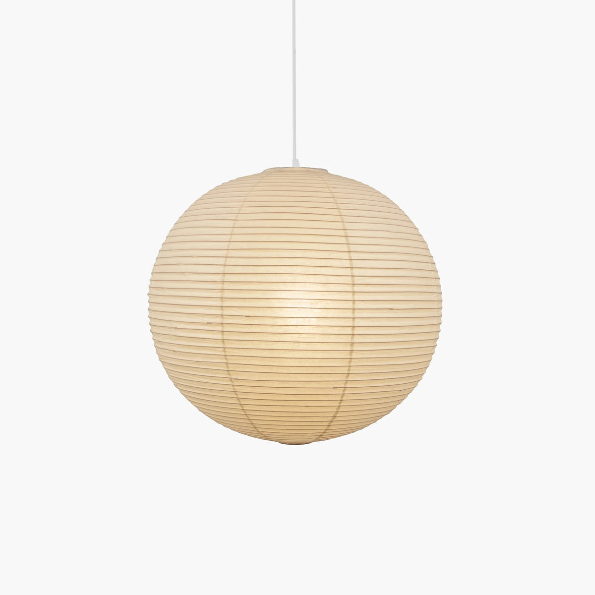 Lampadario giapponese a globo in carta washi a 1 luce