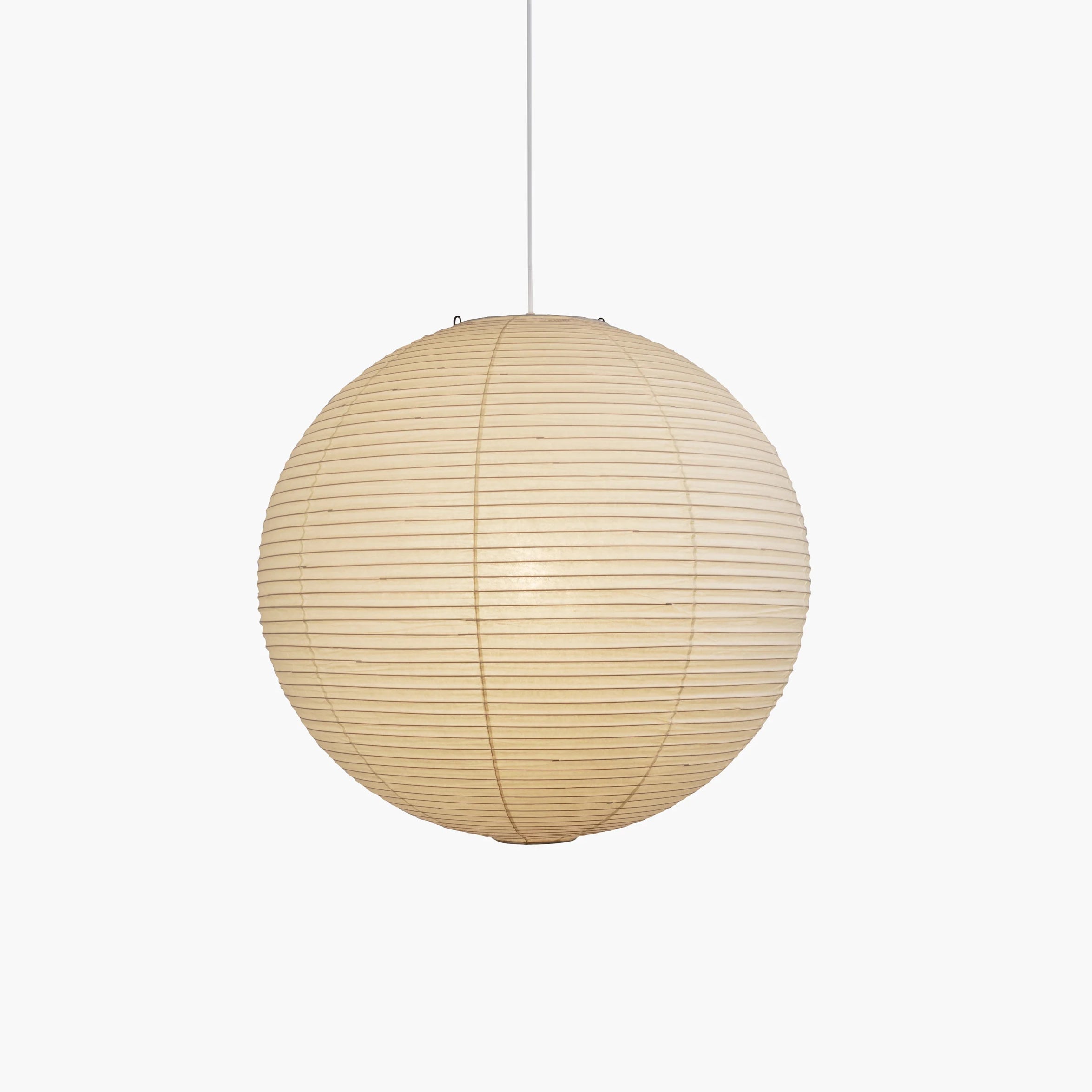 Lámpara colgante japonesa de globo de papel washi 1 luz