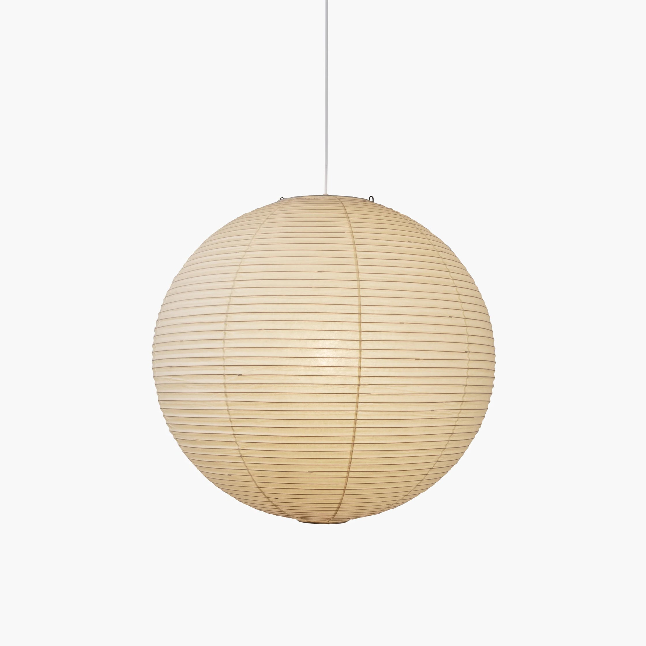 Lámpara colgante japonesa de globo de papel washi 1 luz