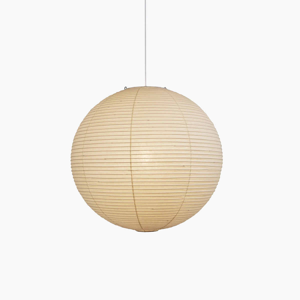 Lampadario giapponese a globo in carta washi a 1 luce