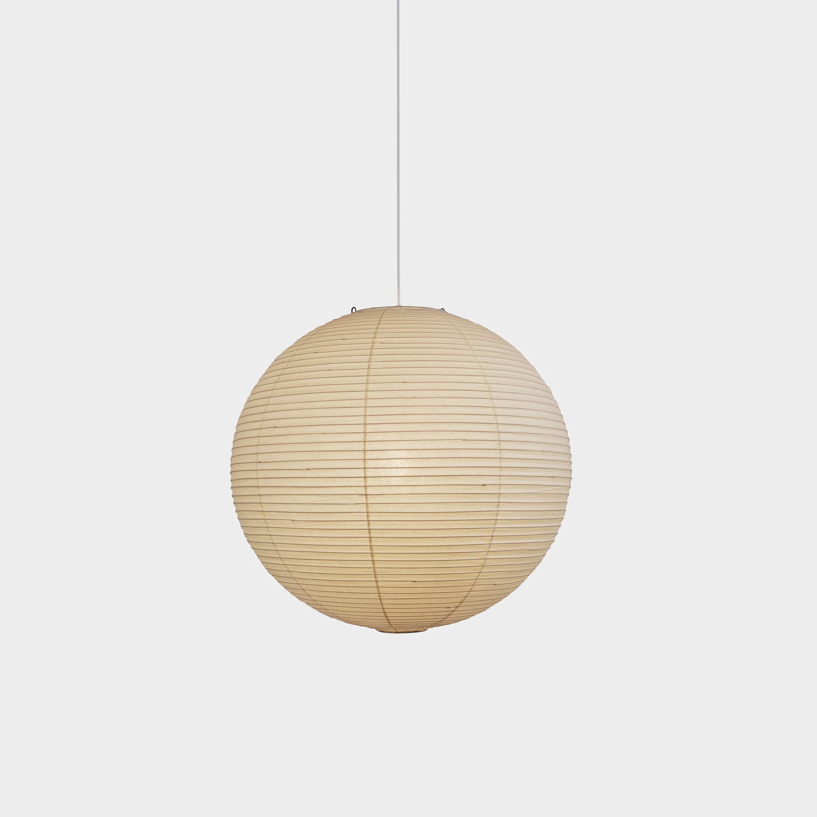 Lámpara colgante japonesa de globo de papel washi 1 luz