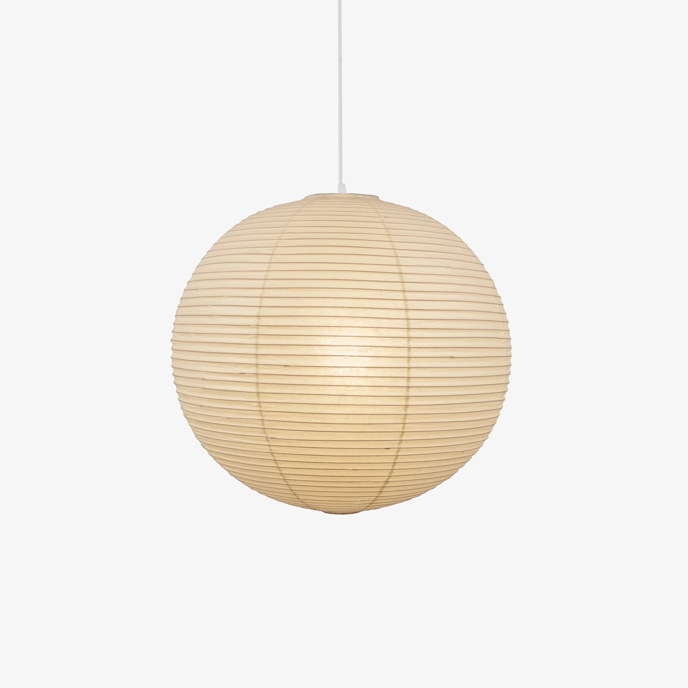 Lámpara colgante japonesa de globo de papel washi 1 luz