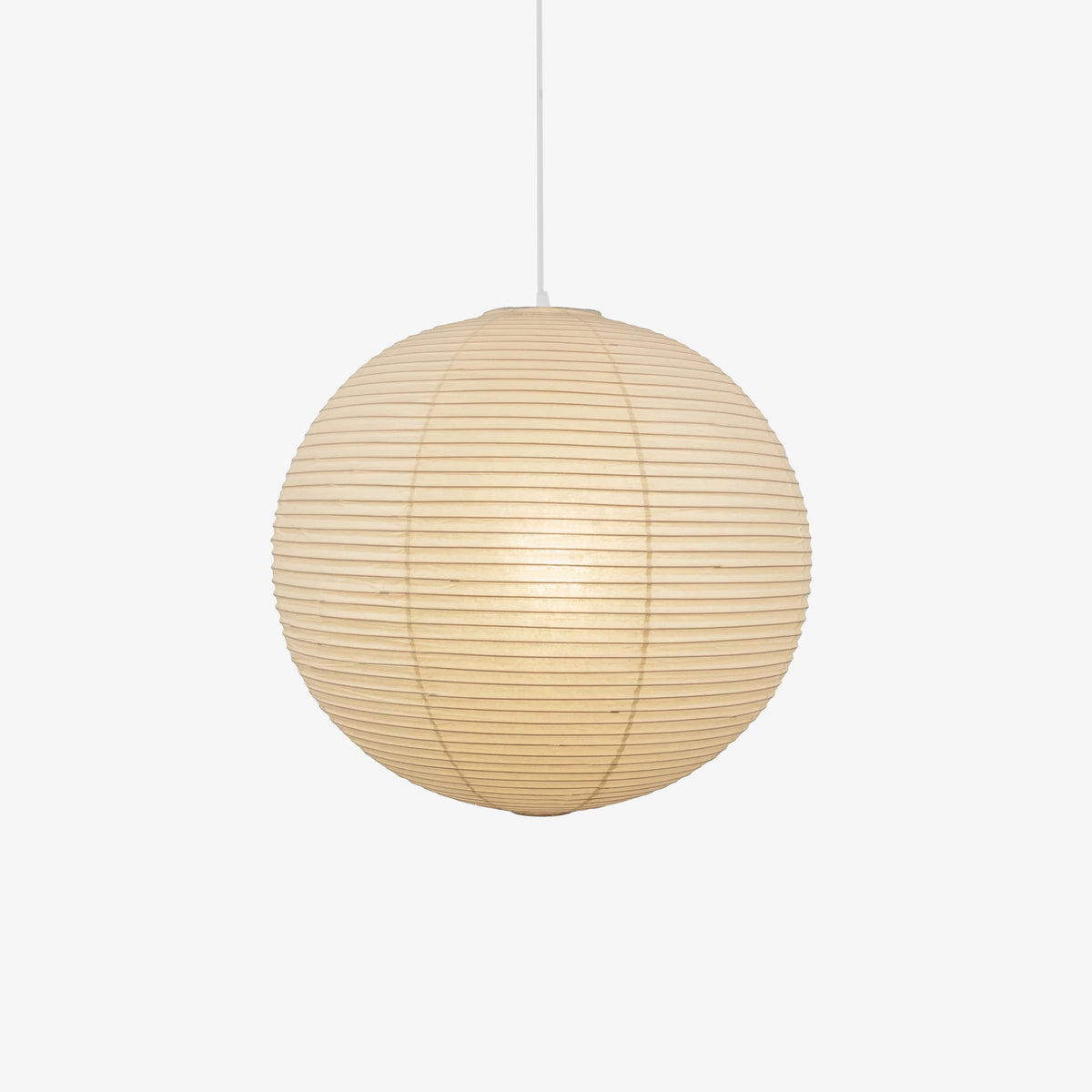 Lampadario giapponese a globo in carta washi a 1 luce