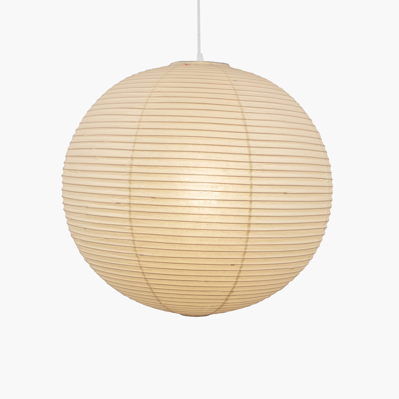 Lámpara colgante japonesa de globo de papel washi 1 luz