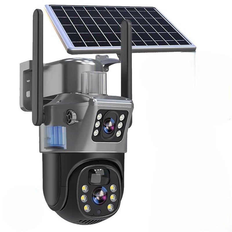 FORTICAM 4K – kabellose Solar-Sicherheitskamera mit Doppelobjektiv & Nachtsicht  